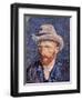 Self Portrait with Felt Hat, 1887-88-Vincent van Gogh-Framed Giclee Print