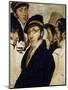 Self-Portrait with Friends Migliara, Palagi, Grossi, Molteni-Francesco Hayez-Mounted Giclee Print