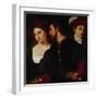 Self-Portrait with Friends-Titian (Tiziano Vecelli)-Framed Giclee Print