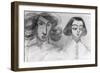 Self Portrait with George Sand-Alfred de Musset-Framed Giclee Print