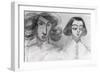 Self Portrait with George Sand-Alfred de Musset-Framed Giclee Print