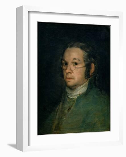 Self-Portrait with Glasses-Francisco de Goya-Framed Giclee Print