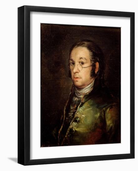 Self-Portrait with Glasses-Francisco de Goya-Framed Giclee Print