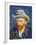 Self Portrait with Grey Felt Hat, c.1887-Vincent van Gogh-Framed Giclee Print