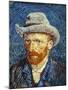 Self Portrait with Grey Felt Hat, c.1887-Vincent van Gogh-Mounted Giclee Print