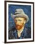 Self Portrait with Grey Felt Hat, c.1887-Vincent van Gogh-Framed Giclee Print