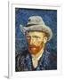 Self Portrait with Grey Felt Hat, c.1887-Vincent van Gogh-Framed Giclee Print