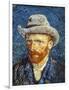 Self Portrait with Grey Felt Hat, c.1887-Vincent van Gogh-Framed Giclee Print