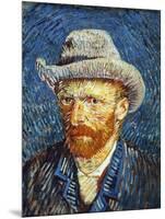 Self Portrait with Grey Felt Hat, c.1887-Vincent van Gogh-Mounted Giclee Print