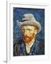 Self Portrait with Grey Felt Hat, c.1887-Vincent van Gogh-Framed Giclee Print