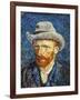 Self Portrait with Grey Felt Hat, c.1887-Vincent van Gogh-Framed Giclee Print