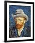 Self Portrait with Grey Felt Hat, c.1887-Vincent van Gogh-Framed Giclee Print