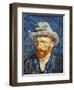 Self Portrait with Grey Felt Hat, c.1887-Vincent van Gogh-Framed Giclee Print