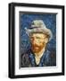 Self Portrait with Grey Felt Hat, c.1887-Vincent van Gogh-Framed Giclee Print