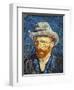 Self Portrait with Grey Felt Hat, c.1887-Vincent van Gogh-Framed Giclee Print