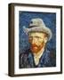 Self Portrait with Grey Felt Hat, c.1887-Vincent van Gogh-Framed Giclee Print