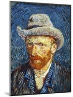 Self Portrait with Grey Felt Hat, c.1887-Vincent van Gogh-Mounted Giclee Print
