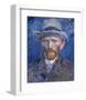 Self-Portrait with Grey Felt Hat-Vincent van Gogh-Framed Art Print