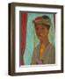 Self-Portrait with Hat and Veil, 1906-1907-Paula Modersohn-Becker-Framed Giclee Print