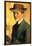 Self-Portrait with Hat-Auguste Macke-Framed Art Print