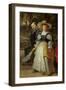 Self-Portrait with His Second Wife Helene Fourment in the Garden-Peter Paul Rubens-Framed Giclee Print