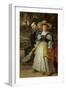 Self-Portrait with His Second Wife Helene Fourment in the Garden-Peter Paul Rubens-Framed Giclee Print