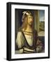 Self-Portrait with Landscape, 1498-Albrecht Dürer-Framed Giclee Print