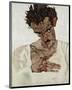 Self-Portrait with Lowered Head-Egon Schiele-Mounted Art Print