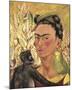 Self-Portrait with Monkey and Parrot, c.1942-Frida Kahlo-Mounted Art Print