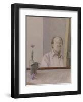 Self Portrait With Mug, 2009-William Packer-Framed Giclee Print