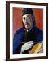 Self Portrait with Palette-Paul Gauguin-Framed Giclee Print