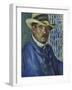 Self Portrait with Panama Hat, 1912-Lovis Corinth-Framed Giclee Print