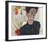 Self-Portrait with Physalis, 1912-Egon Schiele-Framed Art Print