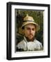 Self Portrait with Pith Helmet-Gustave Caillebotte-Framed Giclee Print