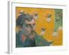 Self-Portrait with Portrait of Bernard, 'Les Mis‚rables'-Paul Gauguin-Framed Giclee Print