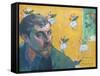 Self-Portrait with Portrait of Bernard (Les Miserables)-Paul Gauguin-Framed Stretched Canvas