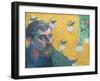 Self-Portrait with Portrait of Bernard (Les Miserables)-Paul Gauguin-Framed Giclee Print