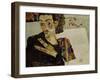 Self-Portrait with Spread Fingers, 1911-Egon Schiele-Framed Giclee Print