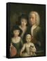 Self-Portrait with Suzanna Van Bommel and Two Daughters-Hendrik Spilman-Framed Stretched Canvas