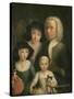 Self-Portrait with Suzanna Van Bommel and Two Daughters-Hendrik Spilman-Stretched Canvas