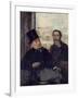 Self-Portrait with the Painter Evariste De Valernes by Edgar Degas-null-Framed Giclee Print