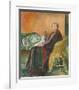 Self Portrait With The Spanish Flu-Edvard Munch-Framed Premium Giclee Print