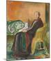 Self Portrait With The Spanish Flu-Edvard Munch-Mounted Premium Giclee Print