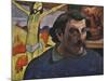 Self Portrait with the Yellow Christ, 1889-Paul Gauguin-Mounted Giclee Print