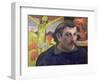 Self Portrait with the Yellow Christ, 1889-Paul Gauguin-Framed Giclee Print