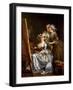 Self-portrait with Two Pupils, 1785-Adelaide Labille-Guiard-Framed Giclee Print