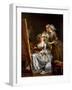 Self-portrait with Two Pupils, 1785-Adelaide Labille-Guiard-Framed Giclee Print