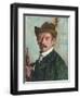 Self Portrait with Tyrolean Hat (Selbstbildnis Mit Tiroler Hut), 1913-Lovis Corinth-Framed Giclee Print