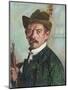 Self Portrait with Tyrolean Hat (Selbstbildnis Mit Tiroler Hut), 1913-Lovis Corinth-Mounted Giclee Print