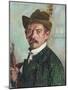 Self Portrait with Tyrolean Hat (Selbstbildnis Mit Tiroler Hut), 1913-Lovis Corinth-Mounted Giclee Print